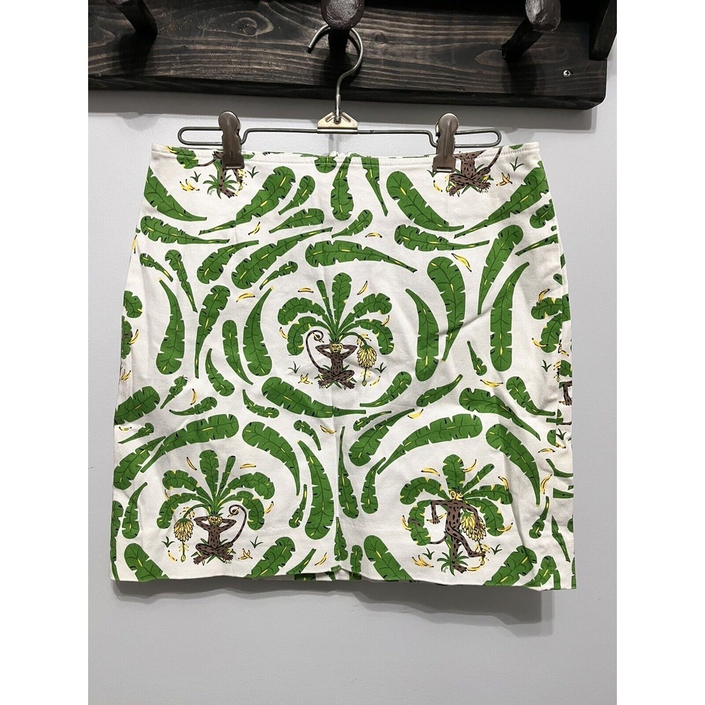 Monkey Jungle Skirt‎ Govango Size 6 Womens Straight Mini